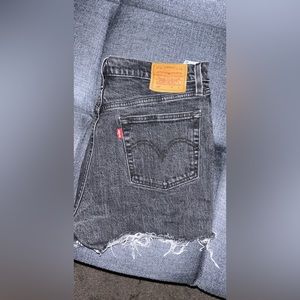 Levi’s Studded Jean Shorts